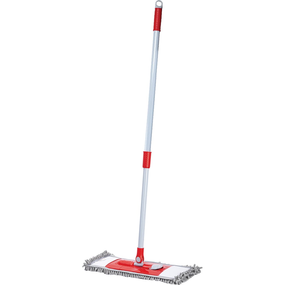 Изображение товара Швабра с флаундером PERKLIN 40см микрофибра телескоп ручка