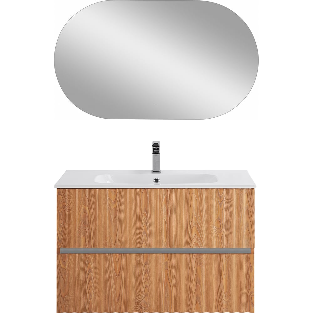 Изображение товара Подвесная база под раковину Art&Max ELEGANT с 2 ящиками и LED подсветкой