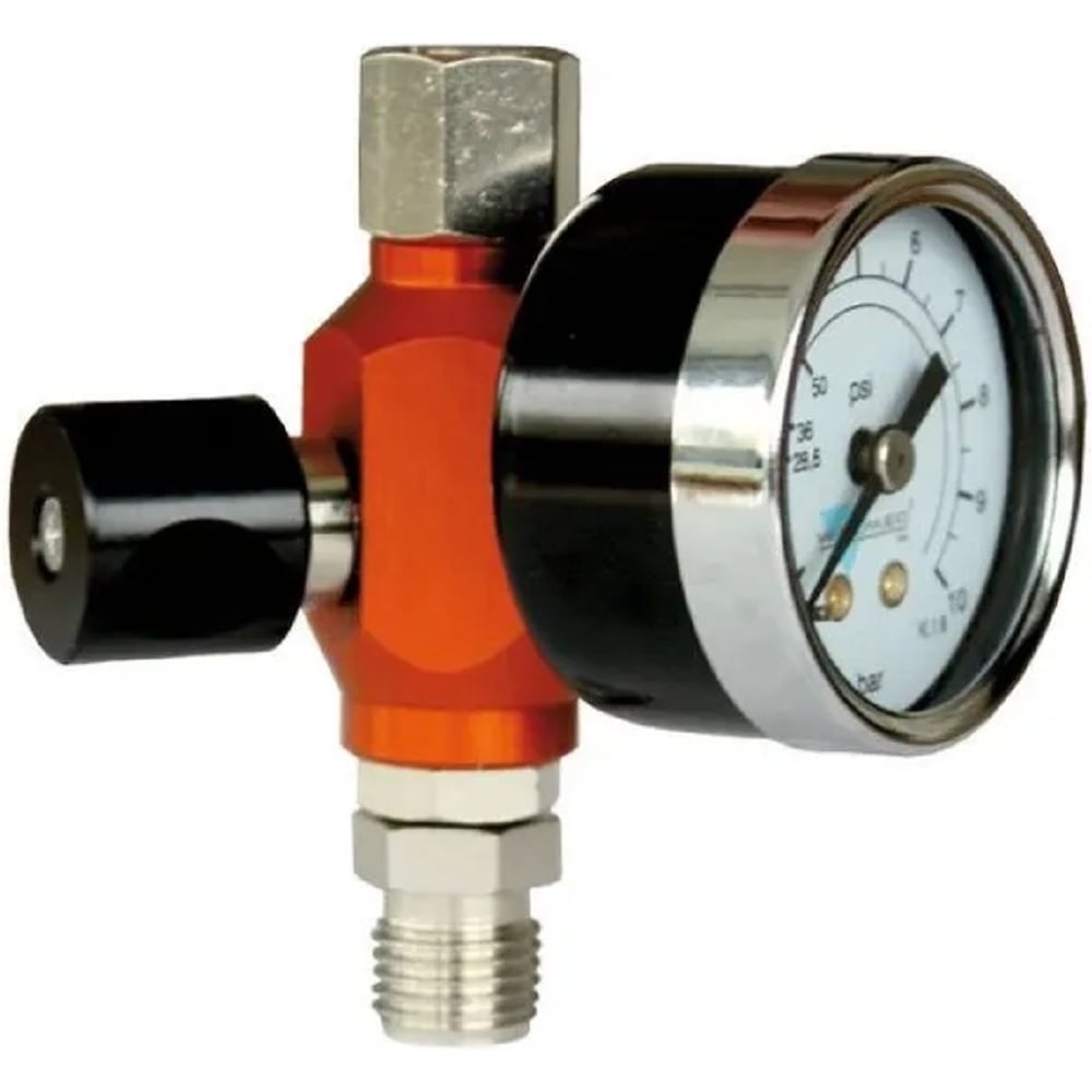 Изображение товара Регулятор давления WALCOM 90197/W с манометром и соединениями 1/4М и 1/4F