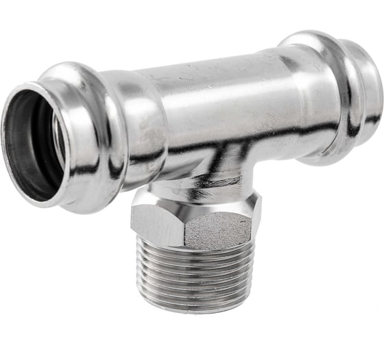 Изображение товара Пресс-тройник NEWKEY ПР/НР/ПР нержавеющий, AISI304 28mm x 3/4 x 28mm, CF8, PN16 NK-PTmF28*20*28/4
