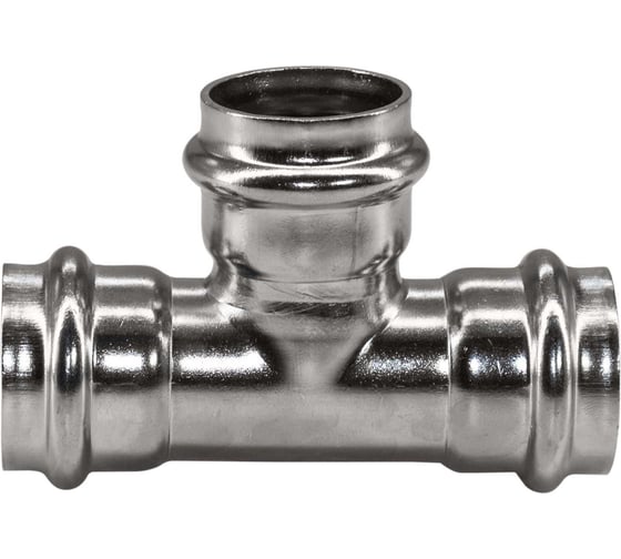 Изображение товара Пресс-тройник NEWKEY ПР/ПР/ПР нержавеющий, AISI304 22mm x 22mm x 22mm, CF8, PN16 NK-PT22*22*22/4