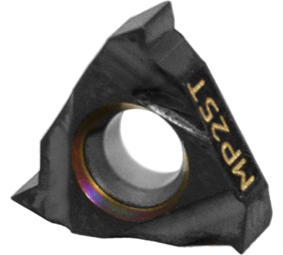 Изображение товара Пластина резьбовая внутренняя Русский Инструмент левая неполнопрофильная резьба 60гр 08ILA60 MP25T ri.456.22