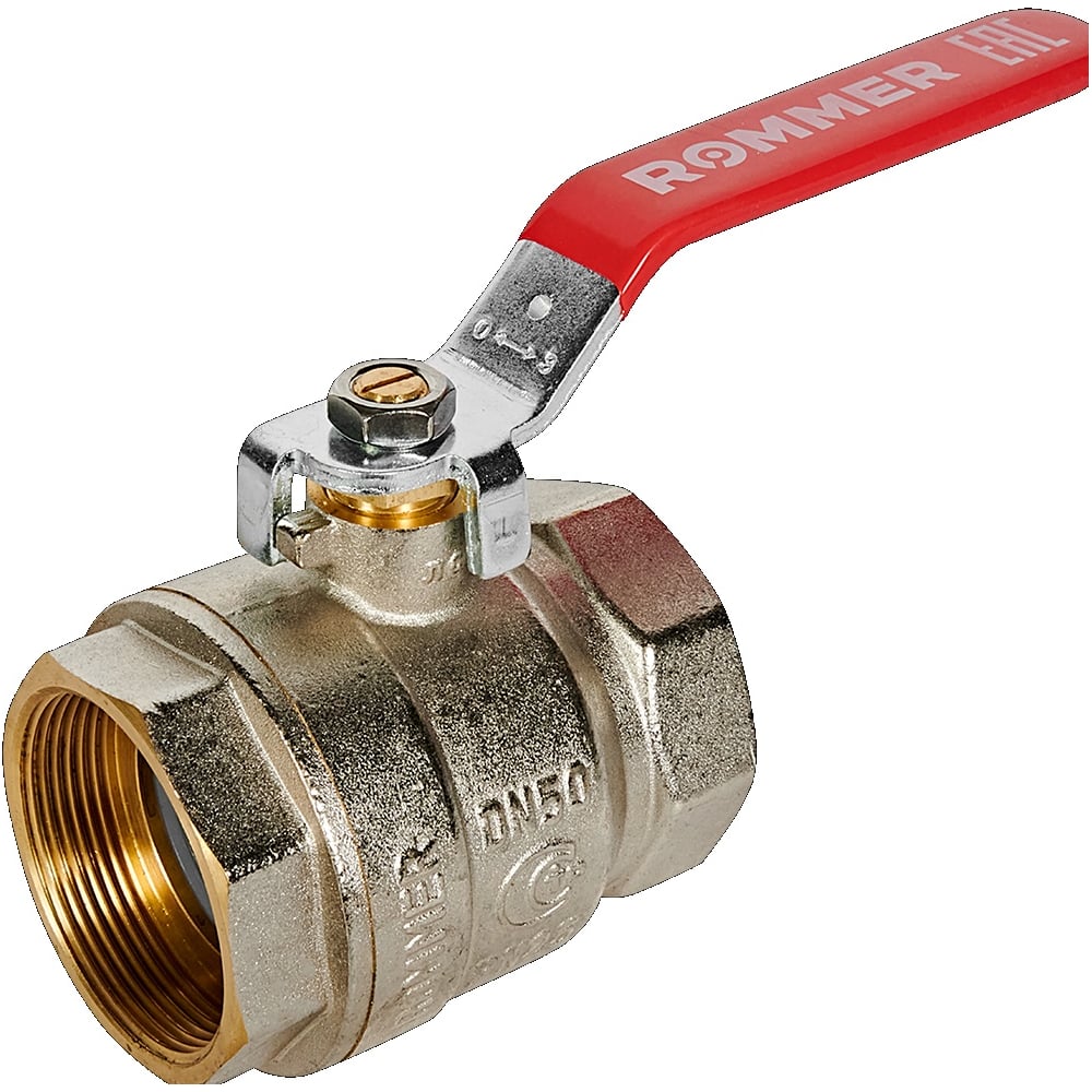 Изображение товара Кран шаровой неполнопроходной ROMMER RBV-0001-2110350 ВР/ВР с ручкой-рычагом