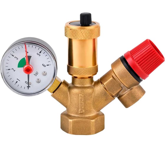 Изображение товара Группа безопасности котла UNIPUMP 1 - 1/2 СЛИМ 64670