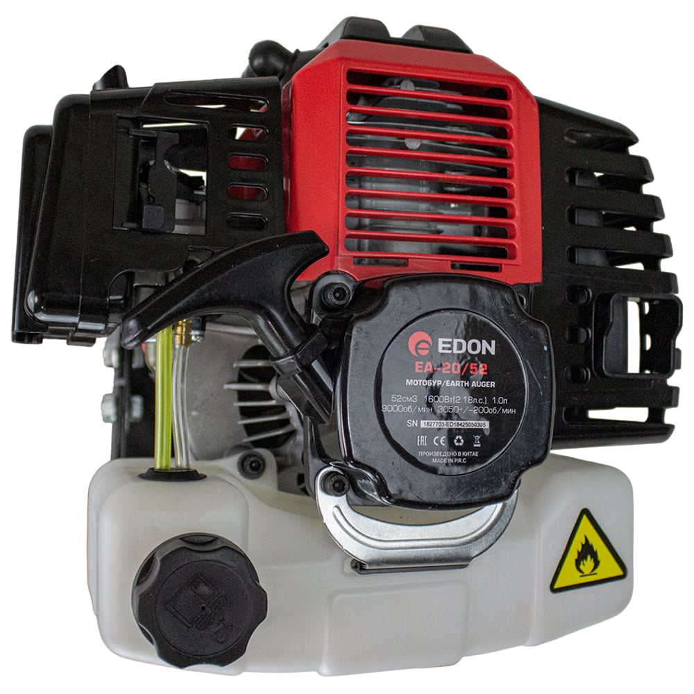 Изображение товара Мотобур EDON EA-20/52 52см3 1600Вт 200мм диаметр для земляных работ