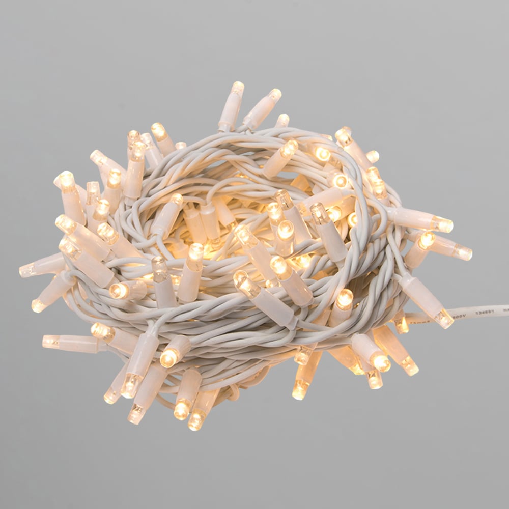 Изображение товара Светодиодная гирлянда Uniel ULD-F90PRO S5M-050/TWK теплый белый IP67 5м 50 leds