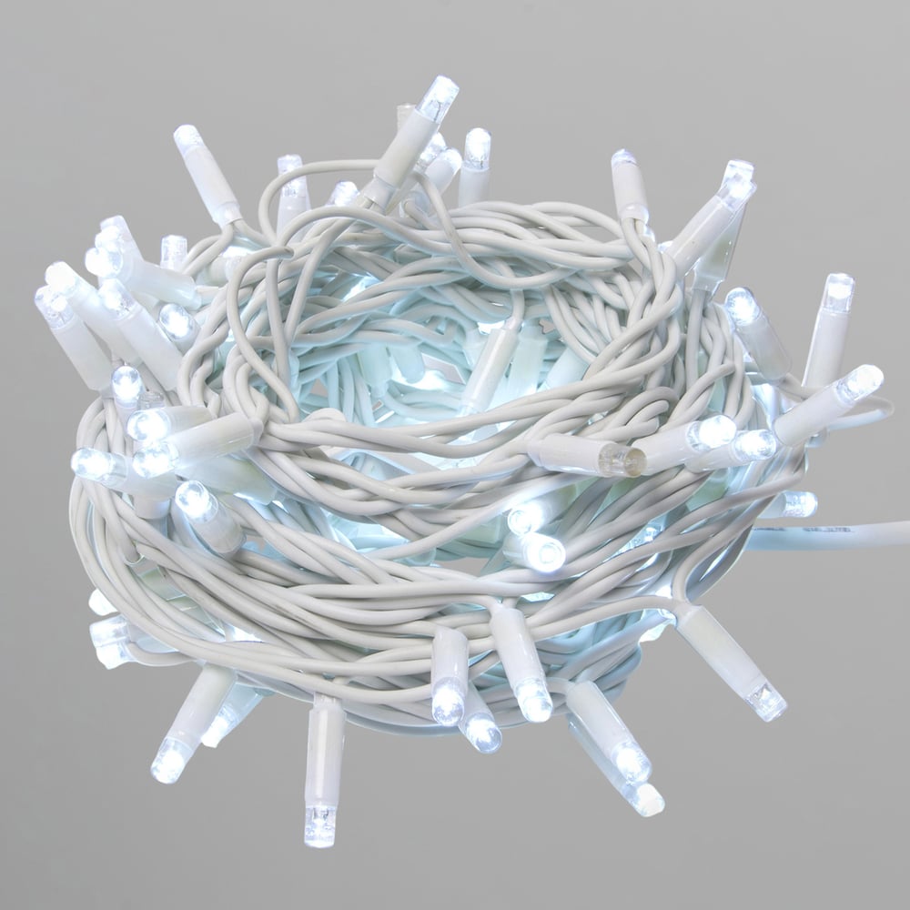 Изображение товара Светодиодная гирлянда нить Uniel ULD-F90PRO S5M-050/TWK WH для улицы