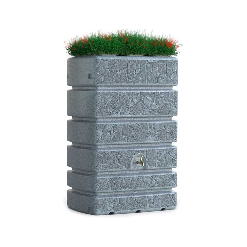 Изображение товара Емкость для воды Экопром Rostok Stone 500 литров белый гранит вертикальная