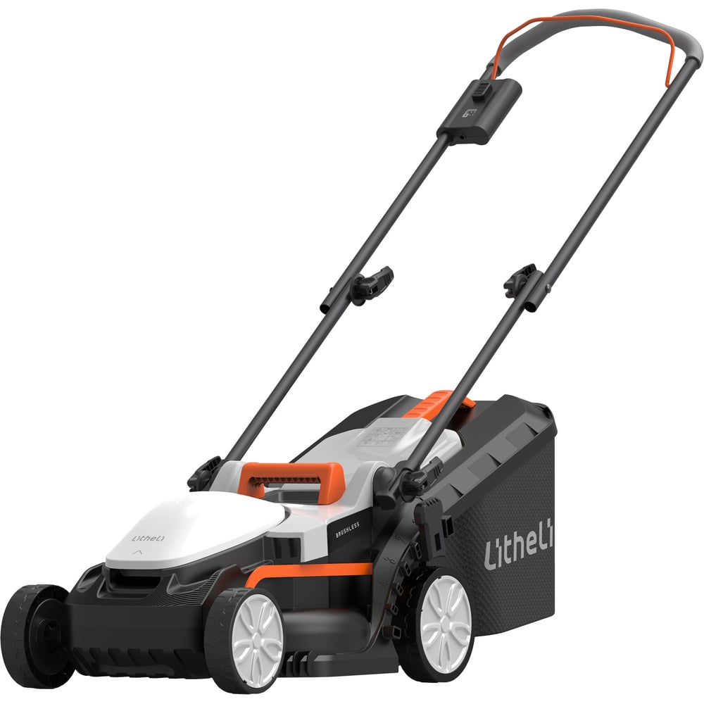 Изображение товара Аккумуляторная газонокосилка LITHELI U20LM00-0U110 с аккумулятором 4,0 А/ч и мультирежимом