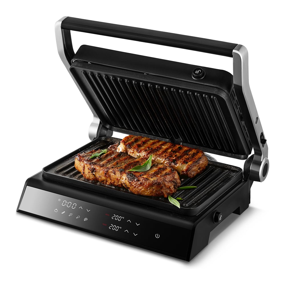 Изображение товара Электрогриль KITFORT КТ-4616 с дисплеем и съемными пластинами