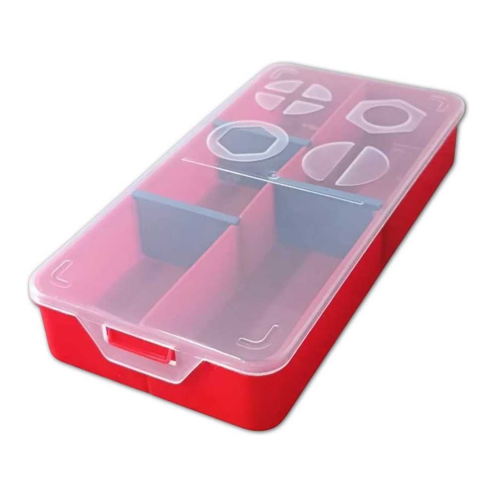 Изображение товара Органайзер универсальный для хранения метизов 23 болта 20х10 см контейнер