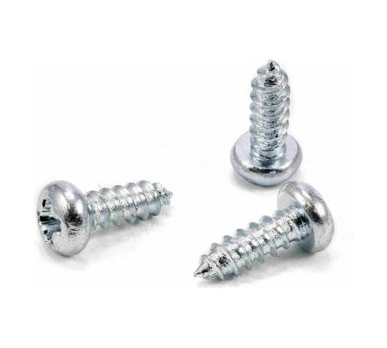 Изображение товара Саморез Квадра DIN 7981 2.9x6.5 цинк, уп. 50 шт., полусфера, шлиц PH1, острый 812965050812
