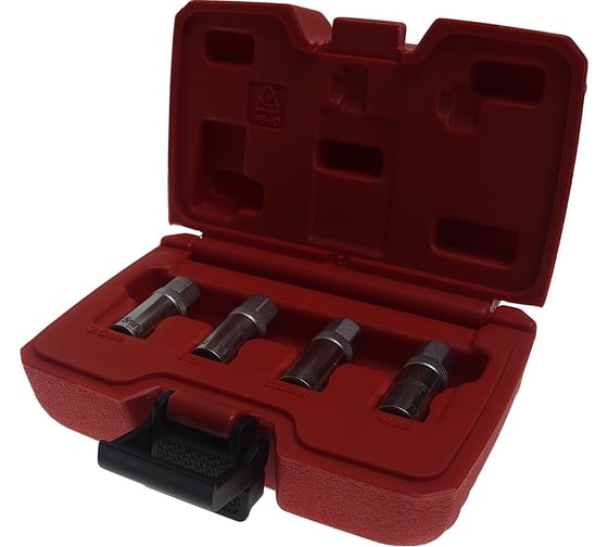 Изображение товара Набор шпильковертов для повреждённых свечей накаливания JTC 2.5, 3.0, 3.5, 4.0 мм, 4 шт JTC-7904