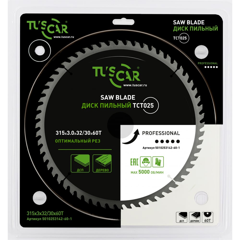 Изображение товара Диск пильный TUSCAR TCT025 315х32/30 мм для дерева