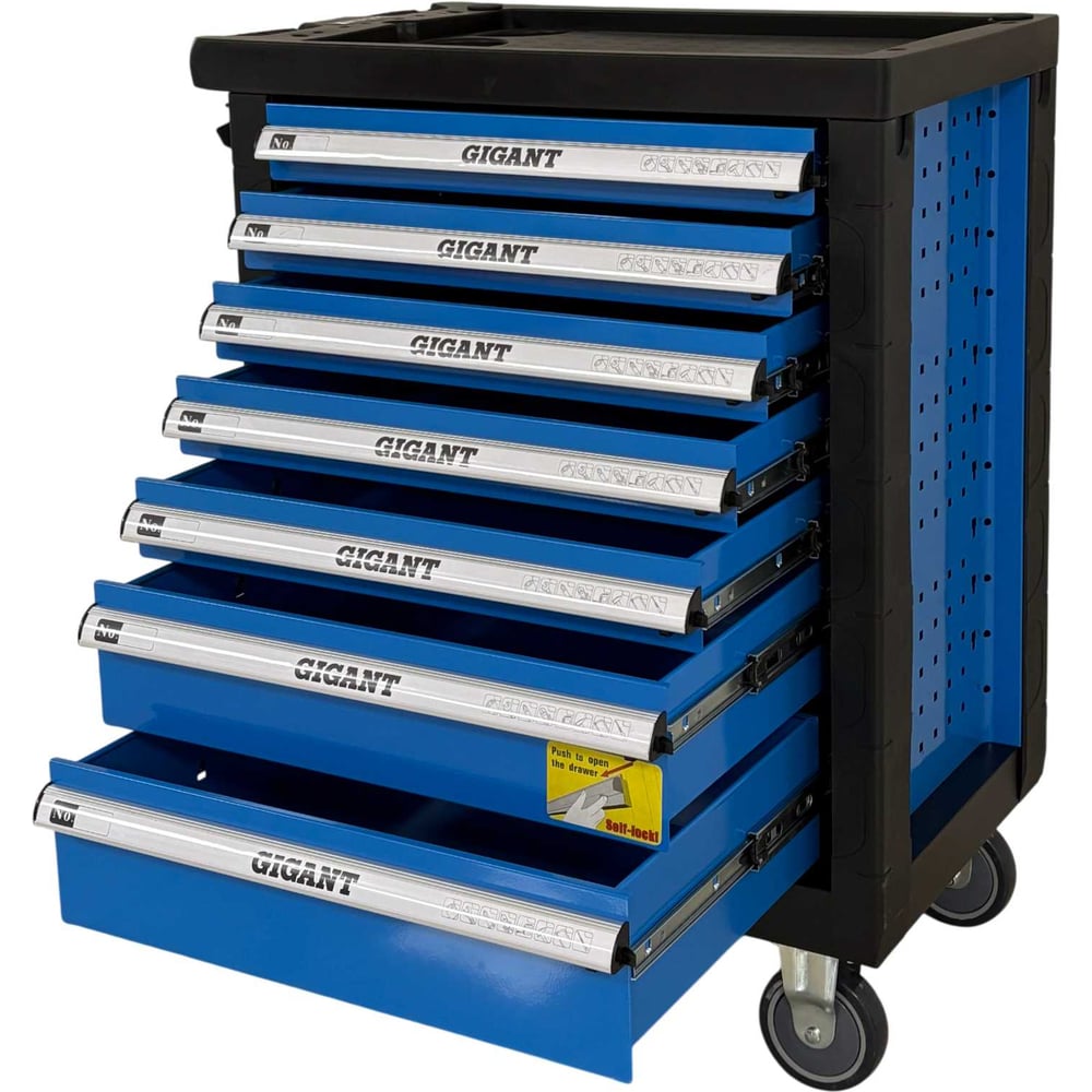 Изображение товара Тележка инструментальная с 7 ящиками и 70 предметами Gigant GTCS-70