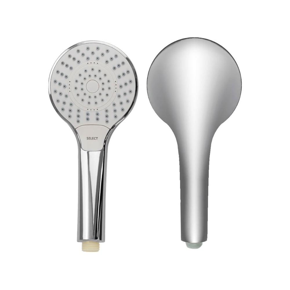 Изображение товара Массажная душевая лейка GFmark с 3 режимами, 100 мм, хром, модель 6018