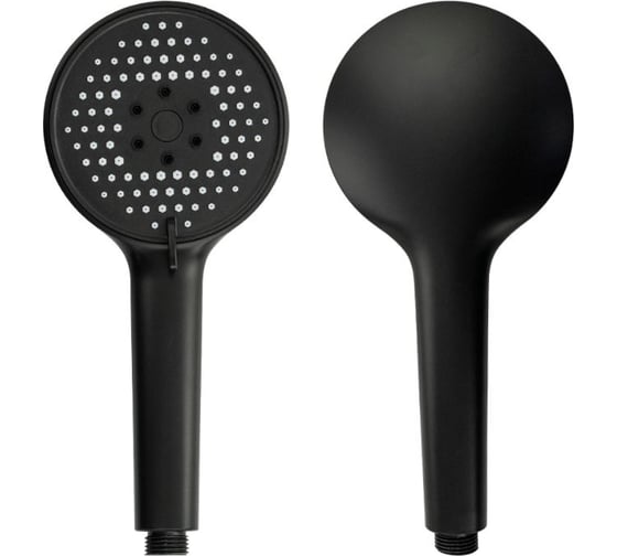 Изображение товара Лейка душевая GFmark массажная, чёрная 6076