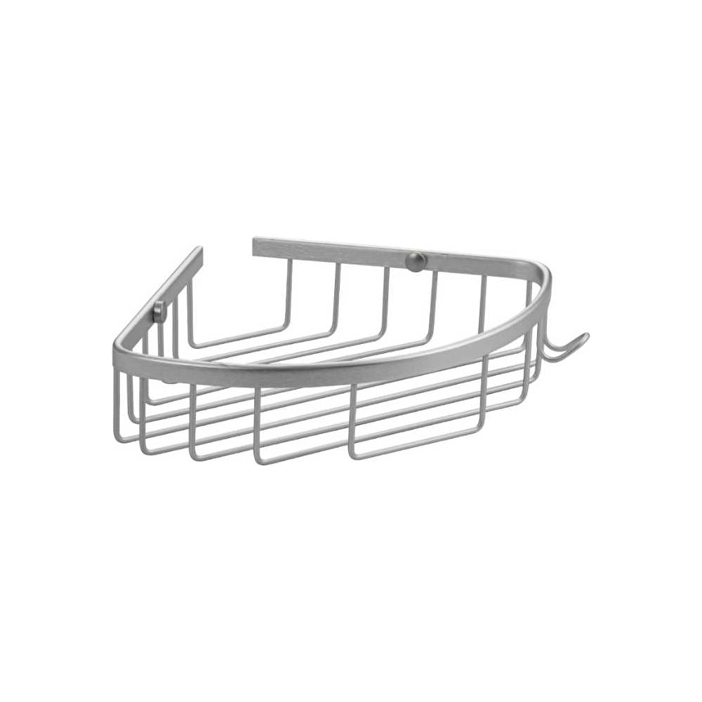 Изображение товара Угловая алюминиевая полочка САНАКС овальная 75060 хром глянцевая