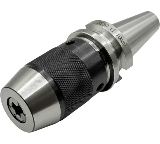 Изображение товара Патрон сверлильный TORNERI самозажимной ПСС 10 (1.0-10.0), с хвостовиком BT30, тип BT30-APU10-80 Т027210
