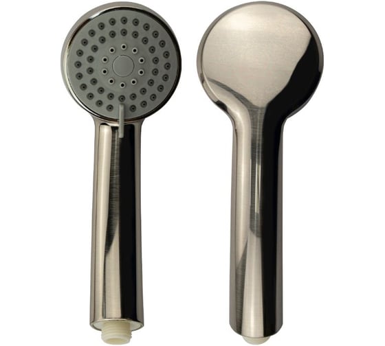 Изображение товара Лейка душевая массажная САНАКС круглая, из высокопрочного АБС пластика, 3 режима, цвет сатин 60312