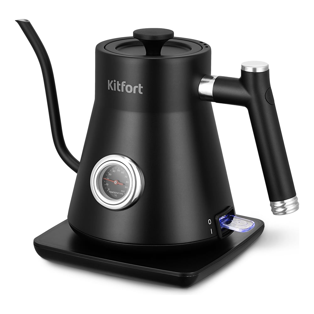 Изображение товара Чайник для варки кофе KITFORT КТ-6760 автоматический из нержавеющей стали