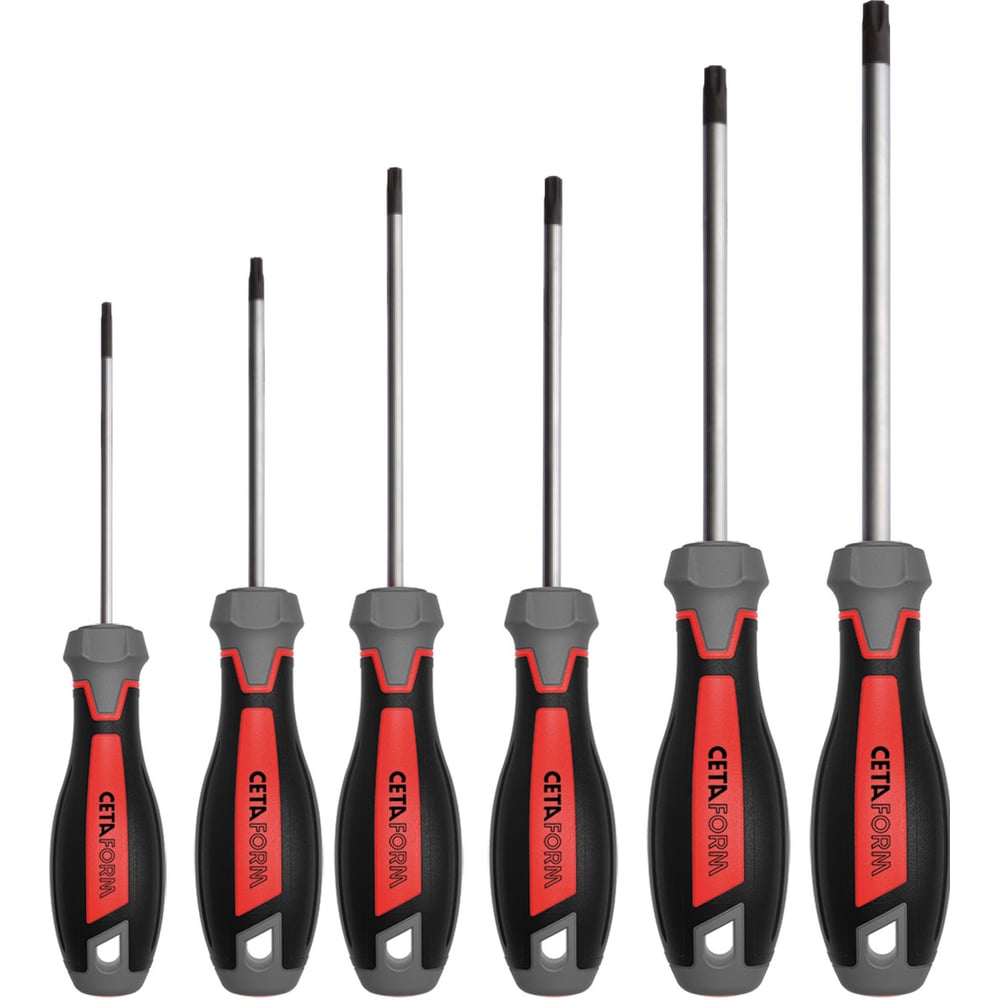 Изображение товара Набор Torx отвёрток с отверстием Ceta Form в коробке, 6 предметов F99-606