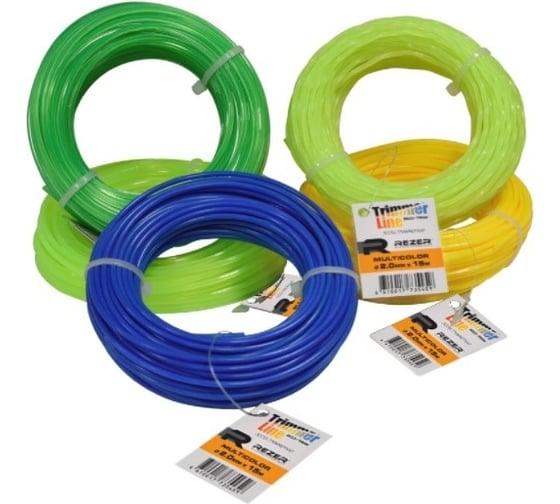 Изображение товара Леска ECO-TRIM MULTICOLOR (45 шт; 2.0 мм х 15 м) Rezer 03.007.00136
