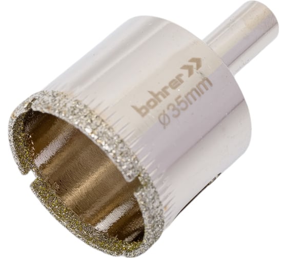 Изображение товара Коронка алмазная по стеклу и кафелю 35 мм Bohrer 32050350