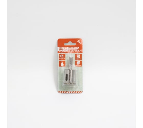 Изображение товара Коронка алмазная по стеклу и кафелю 25 мм Bohrer 32050250