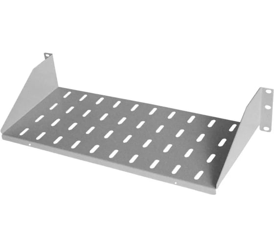 Изображение товара Полка консольная Офион ПК2U-200.001 2U 200 Ral 7035 серая 4631178597403