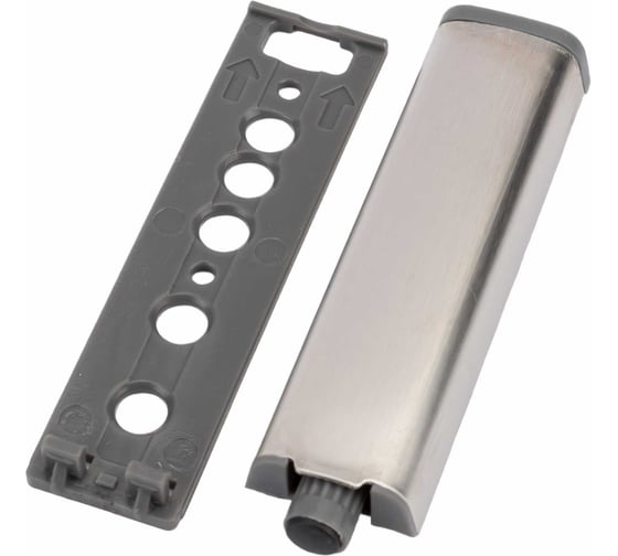 Изображение товара Толкатель JET 201 PUSH OPEN без магнита, накладной, пластик, нержавеющая сталь PTC201T.000SS99