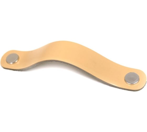 Изображение товара Мебельная ручка JET 209 межцентровое расстояние 160 искусственная кожа, пудровый RS209L.160PD99