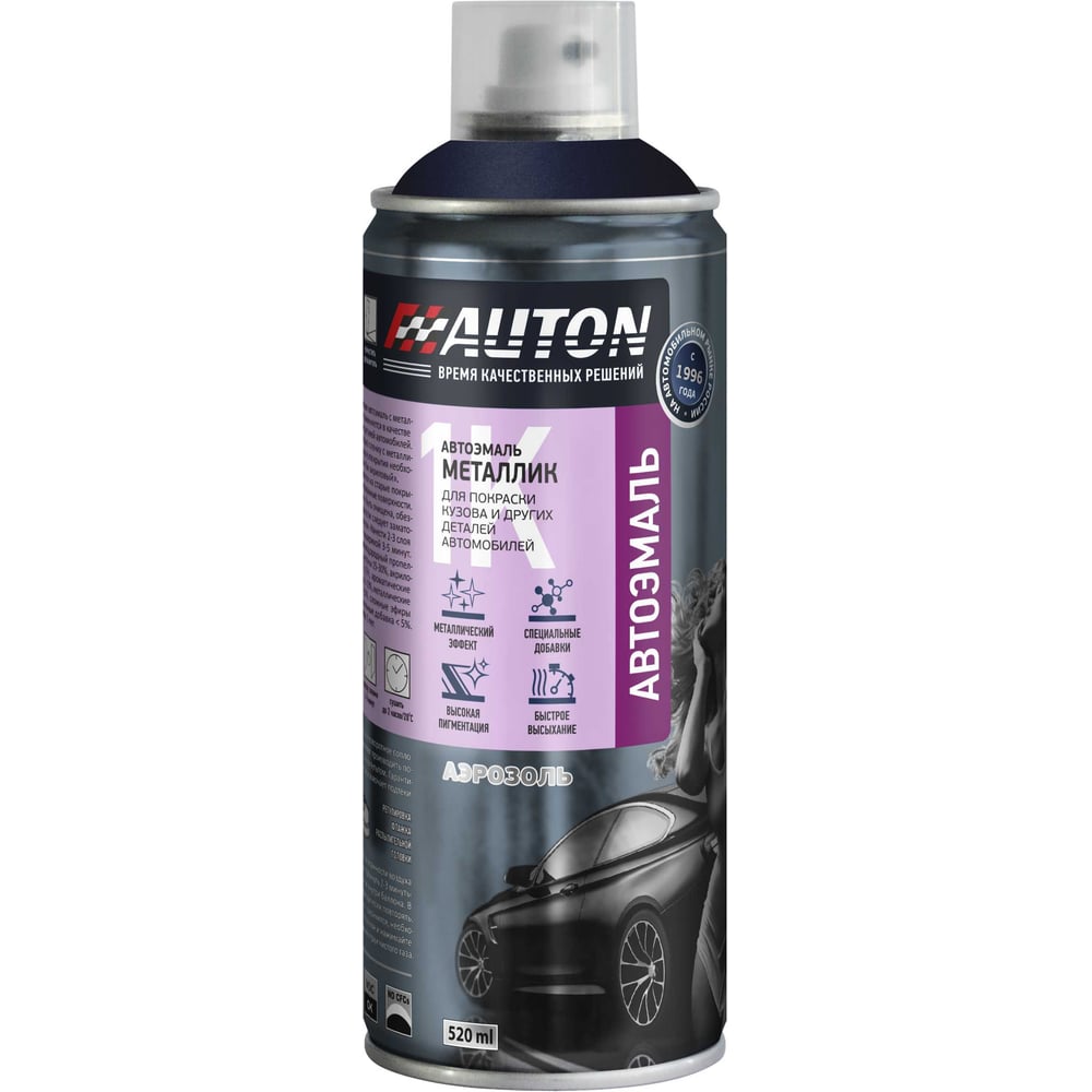Изображение товара Автоэмаль металлик Auton аэрозоль 682 Гранта 520 мл