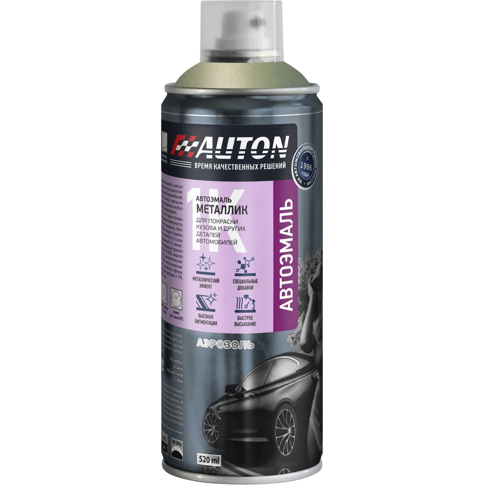 Изображение товара Автоэмаль металлик Auton Aerosol 502 Дыня 520 мл ATN-A46364
