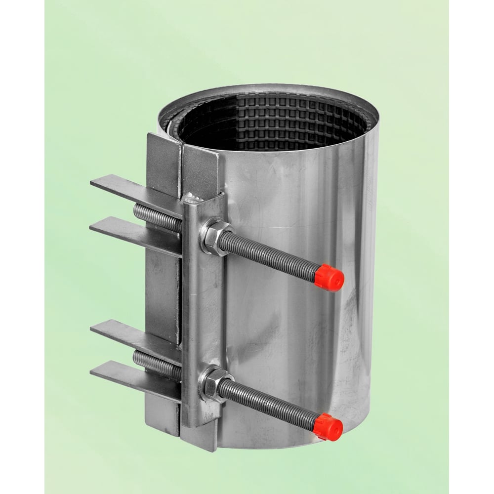 Изображение товара Ремонтный хомут RUTEMPO из нержавеющей стали 102-112 мм L=200