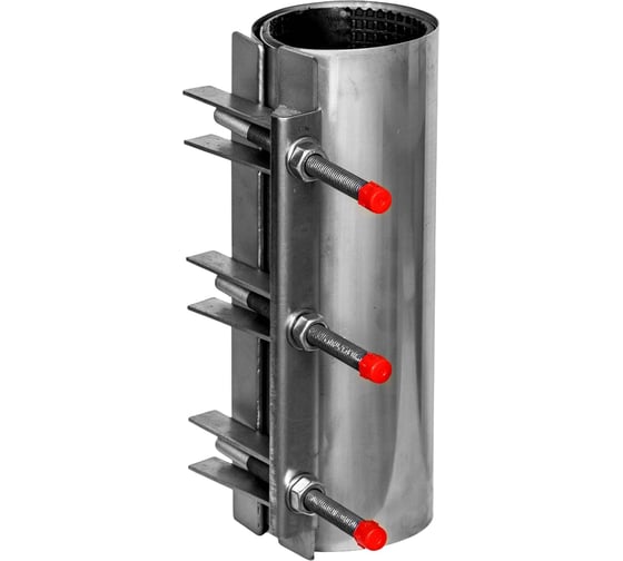 Изображение товара Хомут ремонтный RUTEMPO из нержавеющей стали однозамковый ОД (108-118) L=300 РА-100433