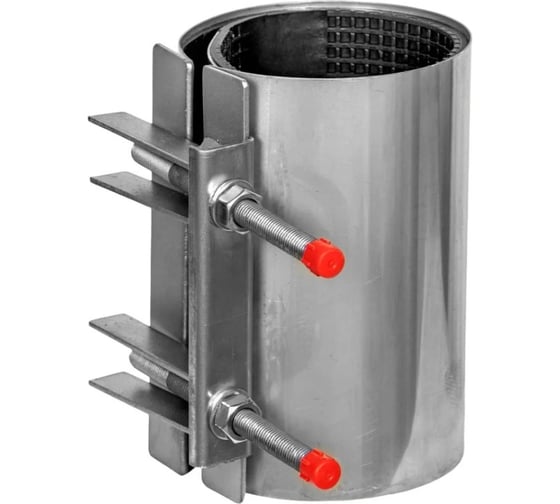 Изображение товара Хомут ремонтный RUTEMPO из нержавеющей стали однозамковый ОД (271-281) L=200 РА-100563