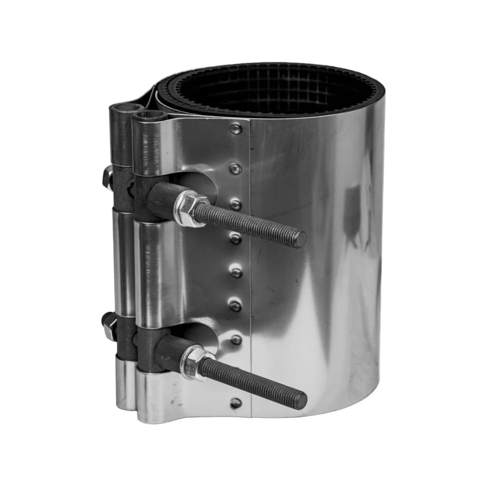 Изображение товара Хомут ремонтный RUTEMPO из нержавеющей стали для труб 88-98 мм