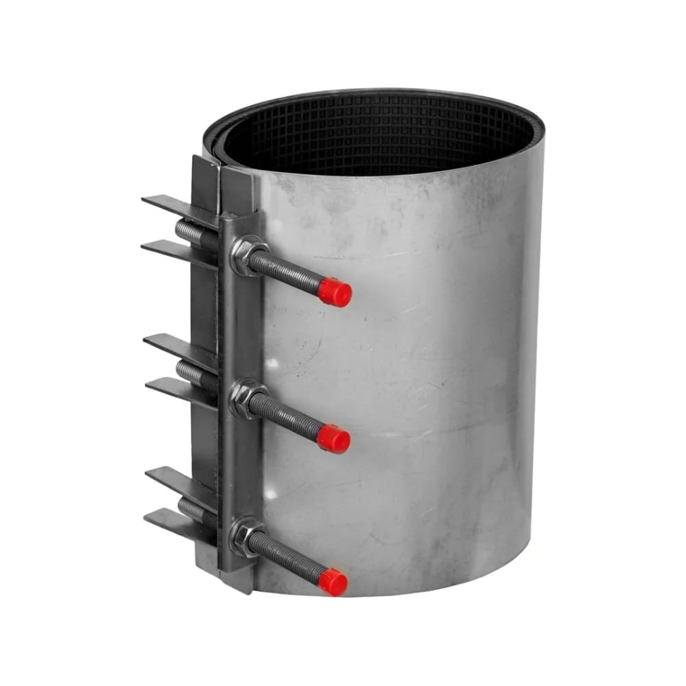 Изображение товара Ремонтный хомут из нержавеющей стали однозамковый 252-262 мм L=300