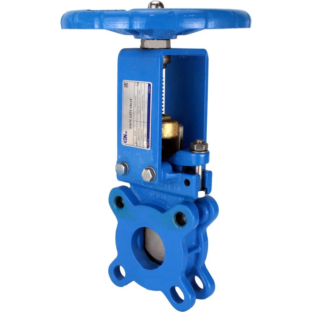 Изображение товара Задвижка шиберная DN.ru GGG40-304-NBR-2W-Fb-S Ду200 Ру10/16 с штурвалом