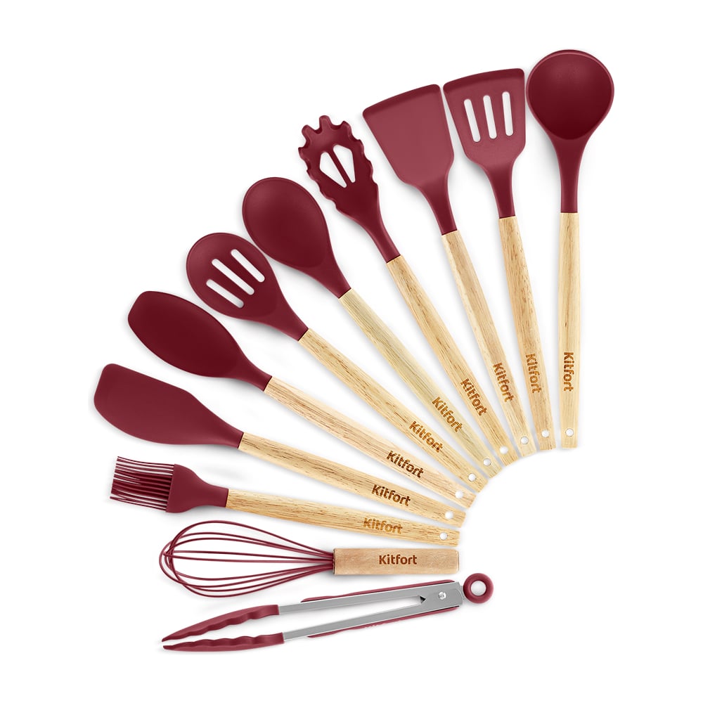 Изображение товара Кухонный набор KITFORT КТ-1264 из 11 предметов для готовки и подачи