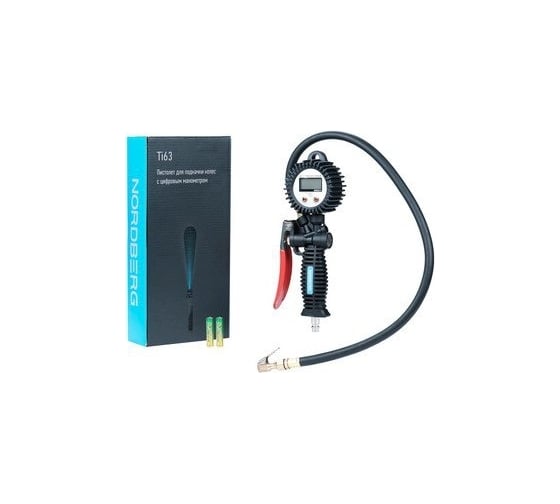 Изображение товара Пистолет для подкачки колес с цифровым манометром NORDBERG Ti63