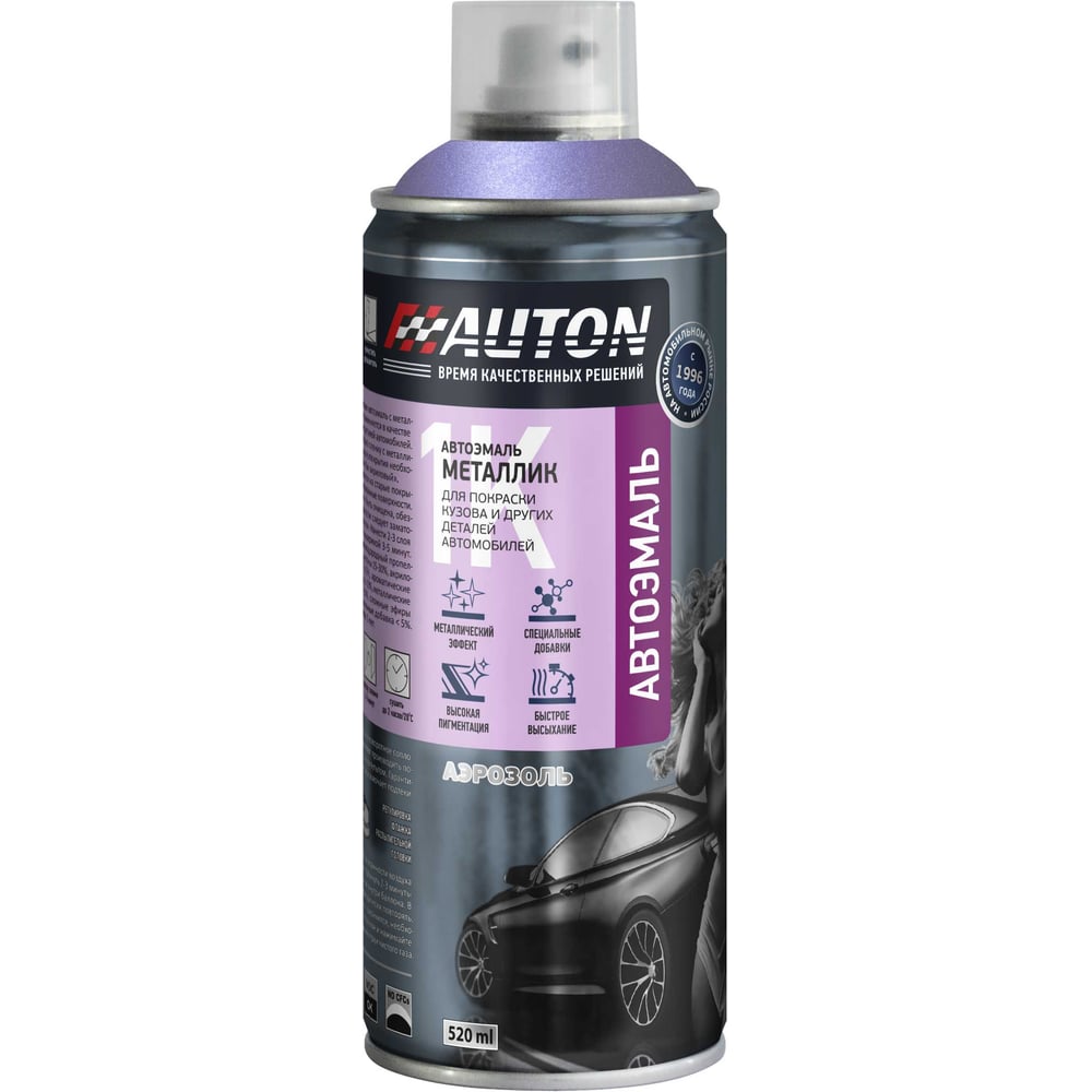 Изображение товара Автоэмаль металлик аэрозоль AUTON 416 Фея 520 мл