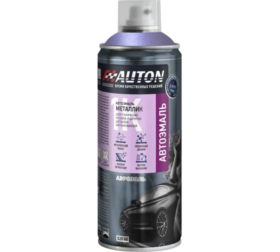 Изображение товара Автоэмаль металлик аэрозоль AUTON 416 Фея 520 мл ATN-A46347