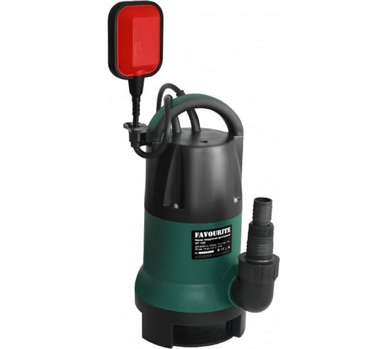 Изображение товара Погружной дренажный насос для грязной воды FAVOURITE WP 1200Вт, 17м3/ч, 7м 129201200