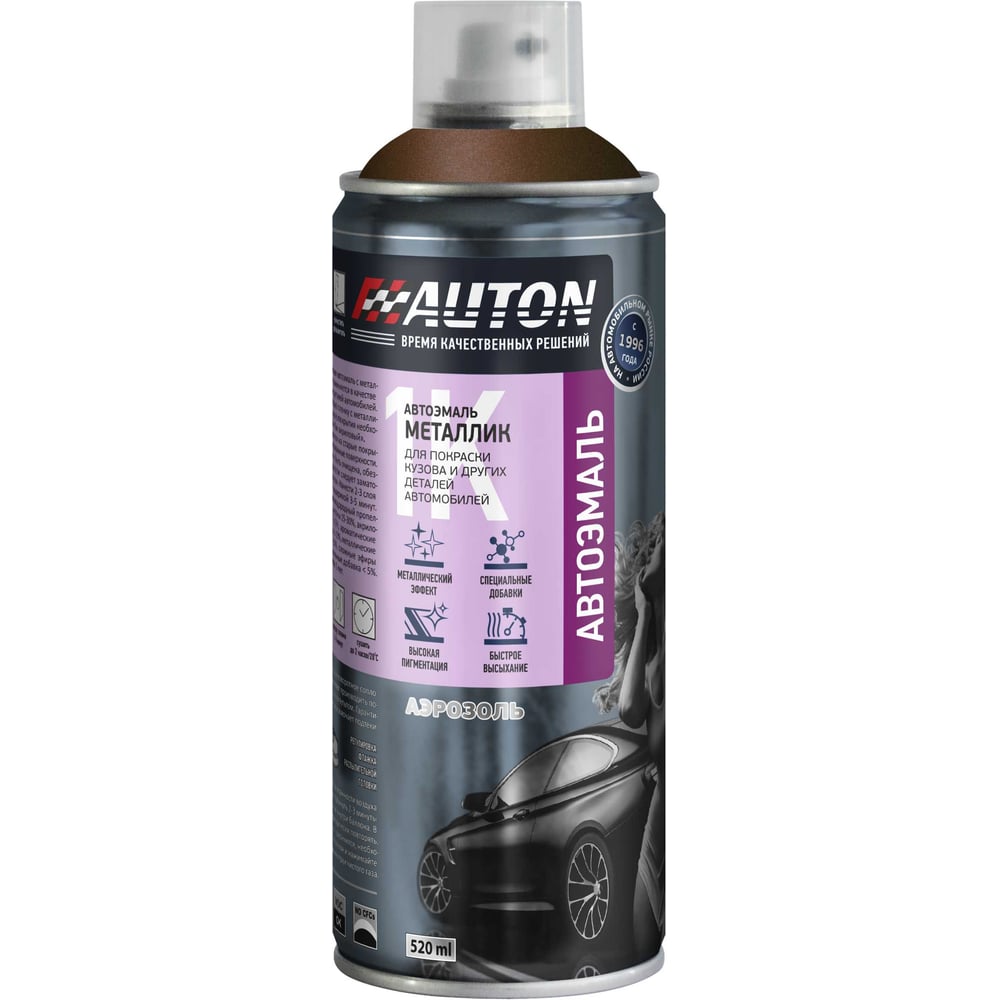 Изображение товара Автоэмаль металлик аэрозоль AUTON 246 Ангкор 520 мл для кузовных работ