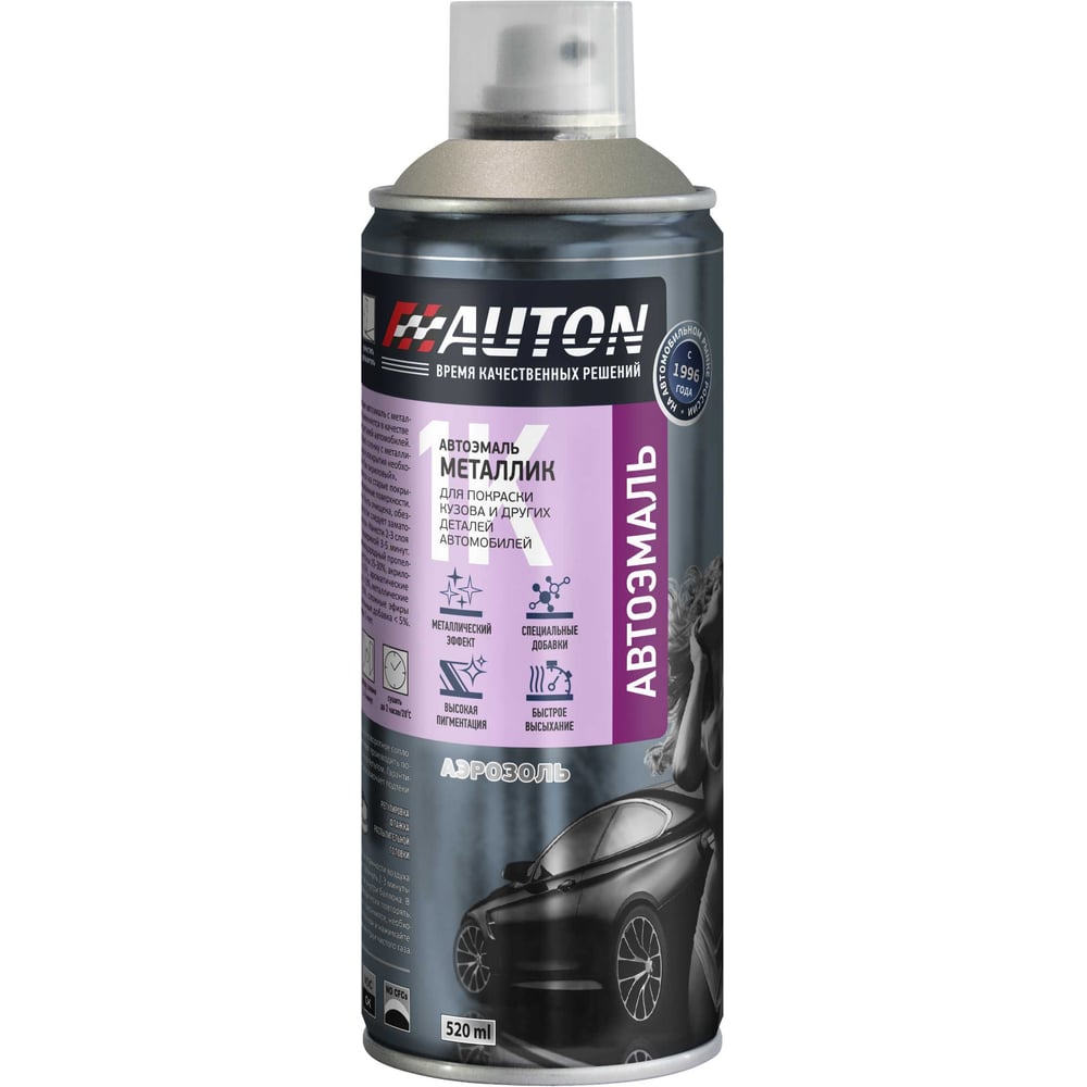 Изображение товара Автоэмаль металлик аэрозоль AUTON 290 Южный крест 520 мл для кузовного ремонта