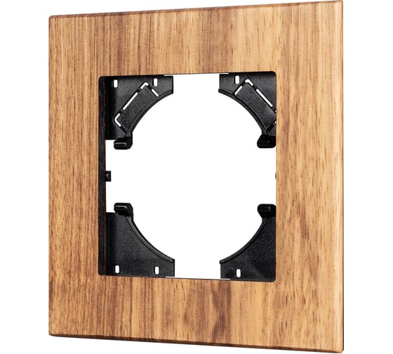 Изображение товара Рамка Arlight FRM-XSILO-WD-1-SNL из натурального дерева 1шт 051271