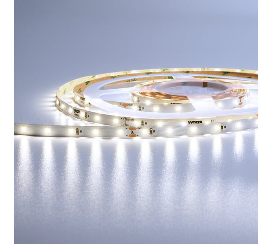 Изображение товара Светодиодная лента Wolta SMD2835 6Вт 6500К 24В IP20 60led/m WLS2835-6W/6500/24H60-01