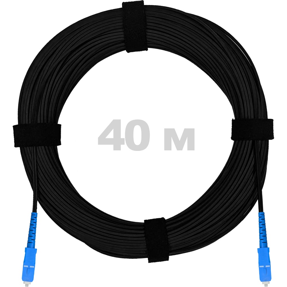 Изображение товара Патч-корд оптический Enginova FTTH диэлектрик 40 м SC - SC черный